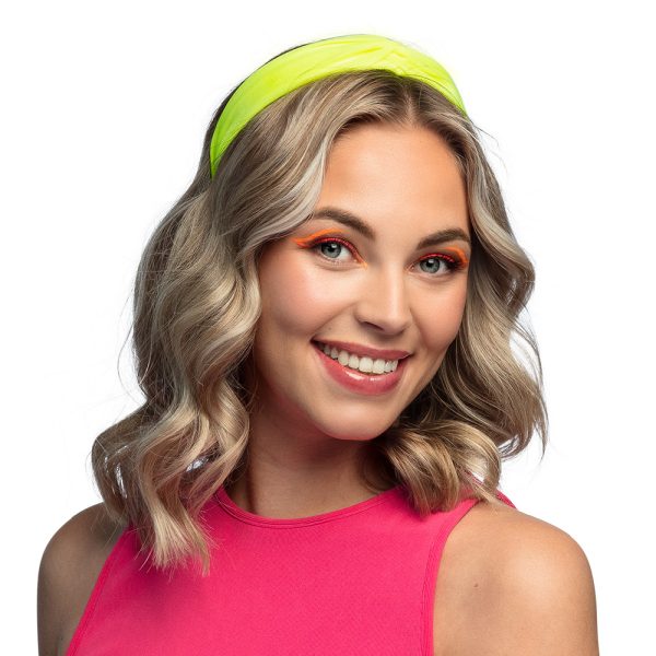 Haarband Neon Geel