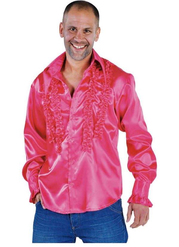 Rouches hemd pink