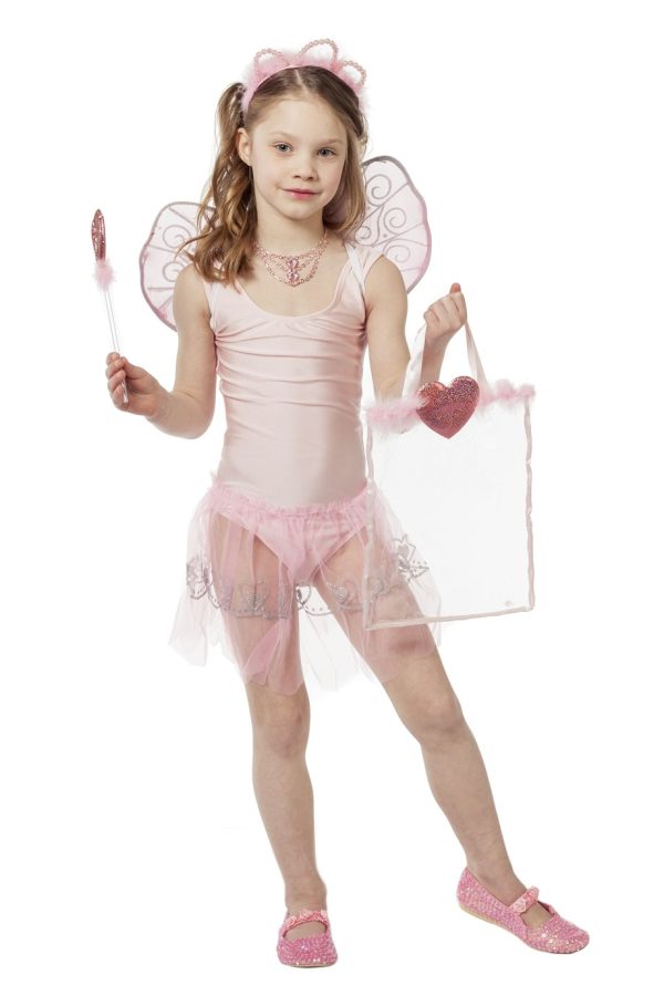 Verkleedset prinses, incl. vleugels in tas