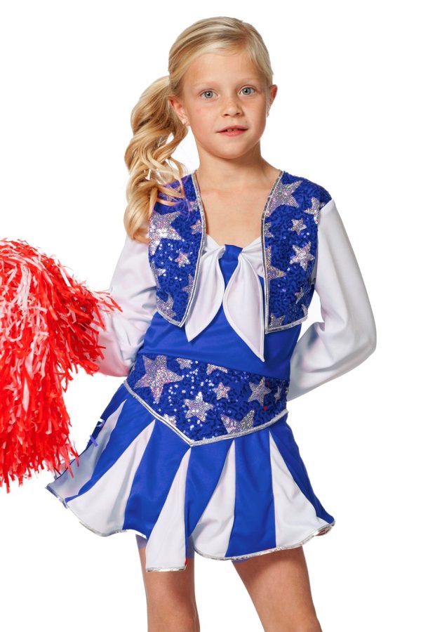 Cheerleader blauw