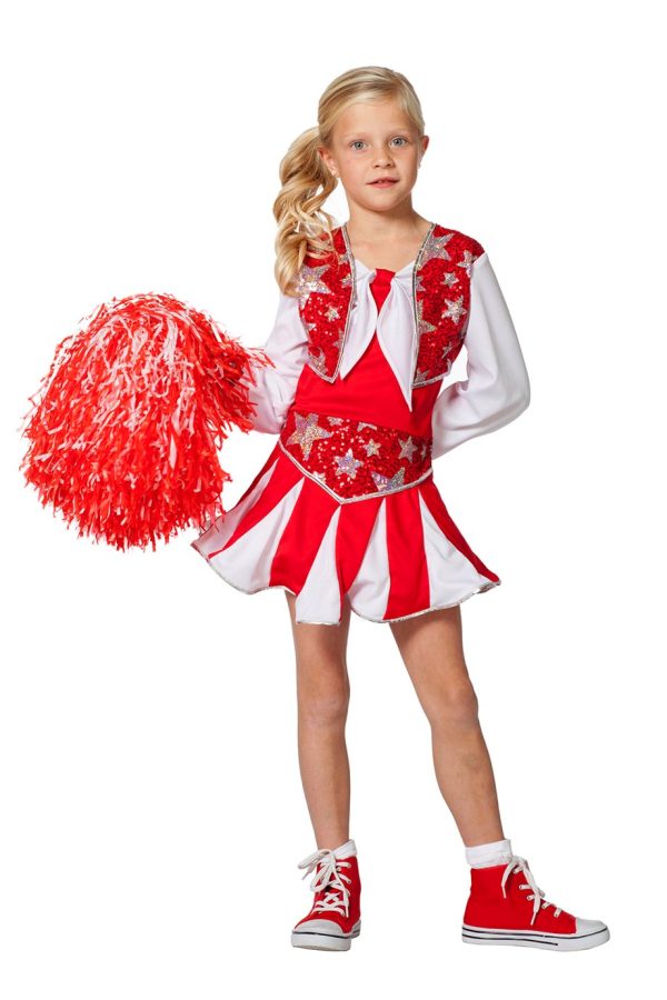 Cheerleader rood