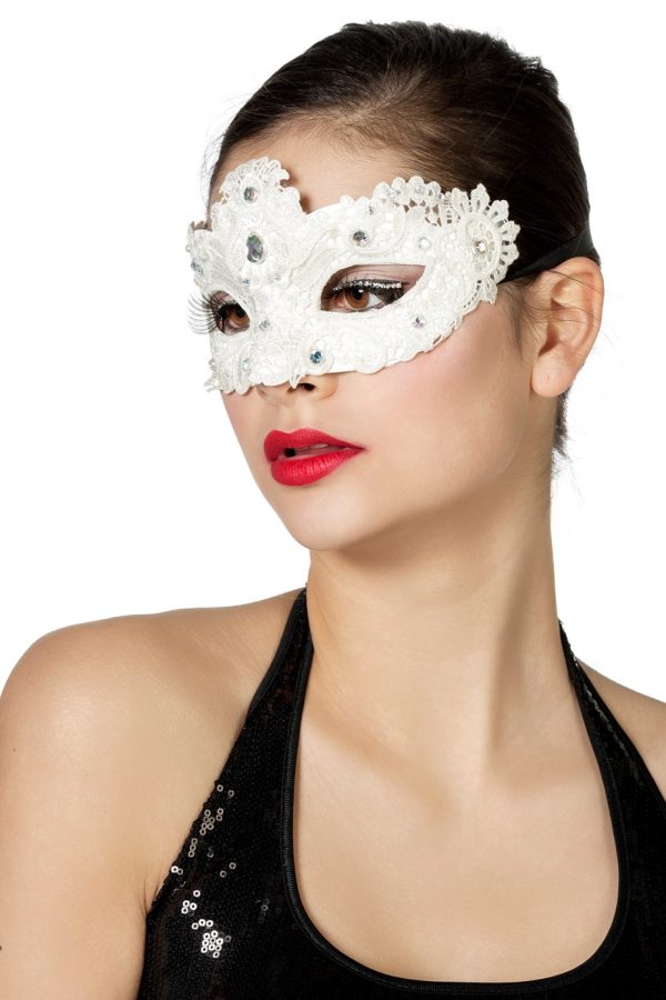 Masker stof met steentjes