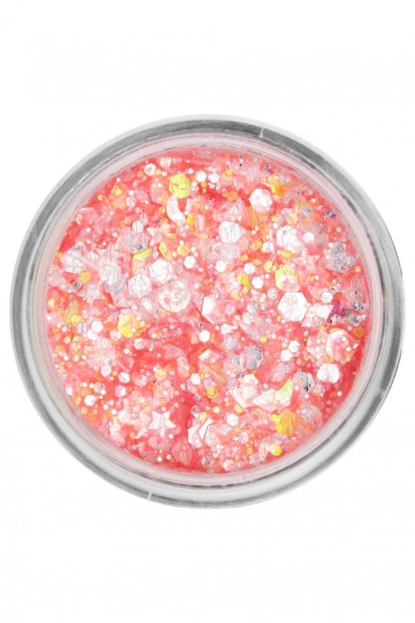 Glitter Cream Neon Oranje