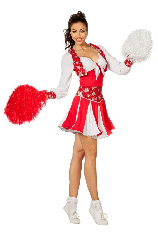 Cheerleader rood