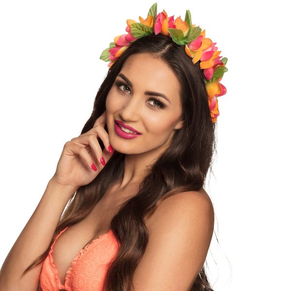 Bloemen Tiara Oranje