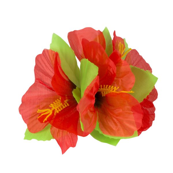 Hibiscus Haarspeld Rood