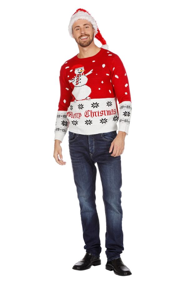 Kersttrui sneeuwpop