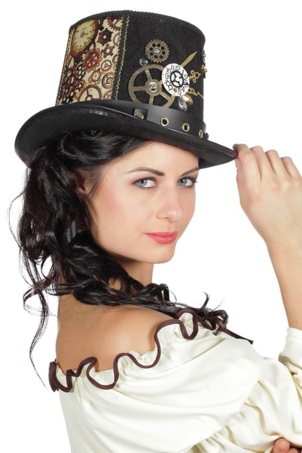 Hoed steampunk luxe