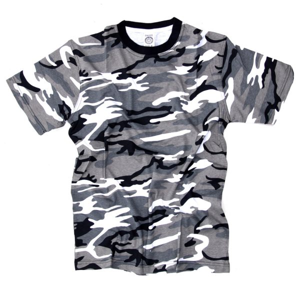 T-shirt camouflage volwassen