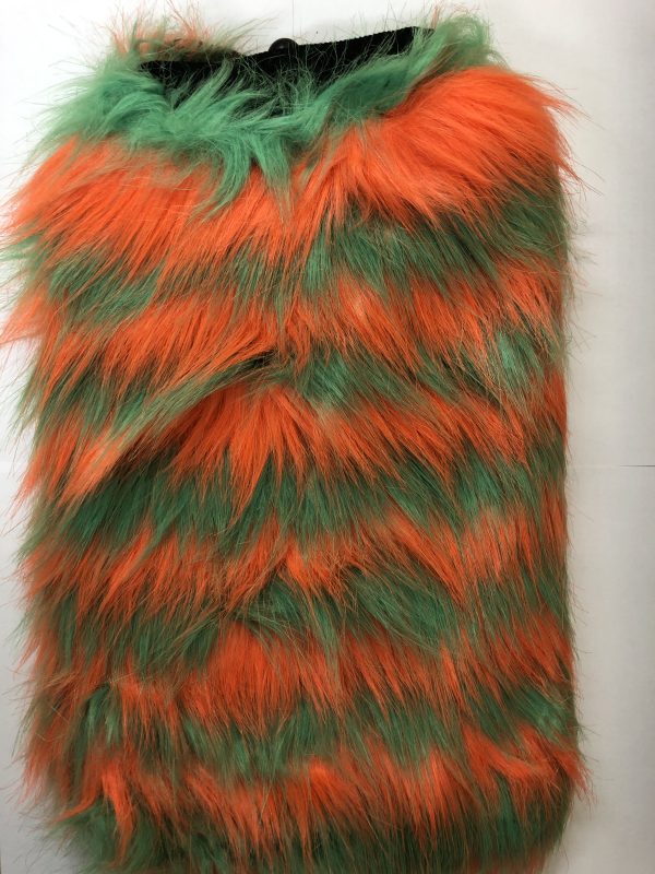 Beenwarmers Pluche Groen Oranje
