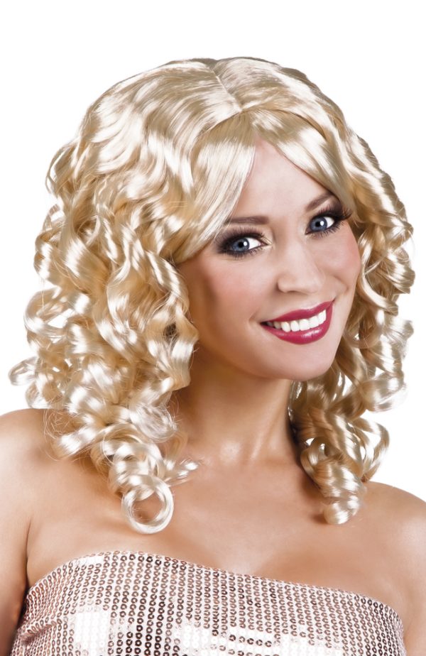 Pruik cocktail blond