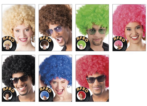 Pruik afro