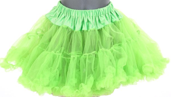 Petticoat neon groen kort