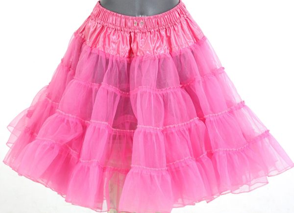 Petticoat pink lang 2 laags