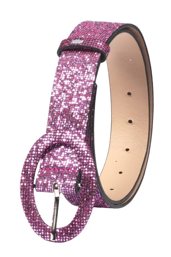 Riem glitter pink