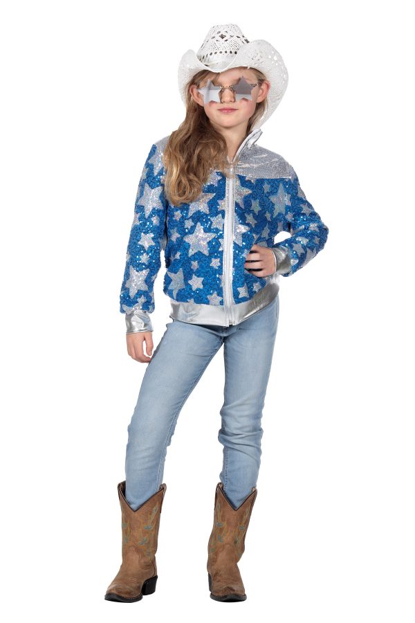 Jacket stars blauw