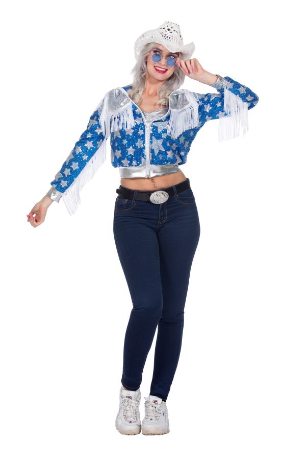 Jacket stars blauw