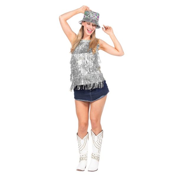 Party top zilver