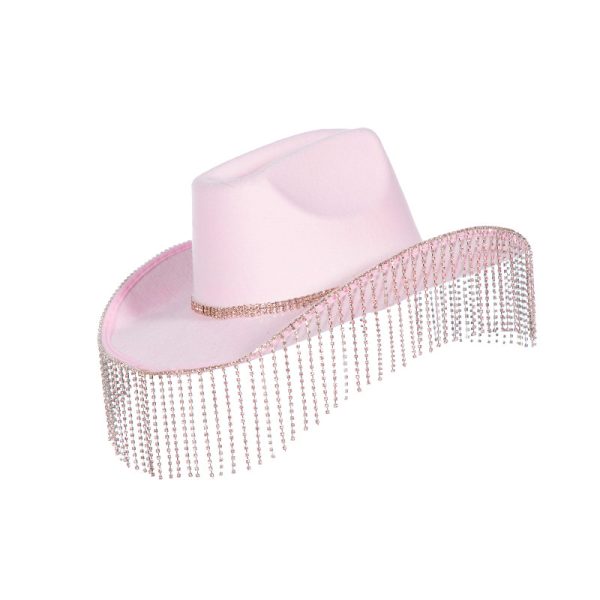 Cowboyhoed franje strass