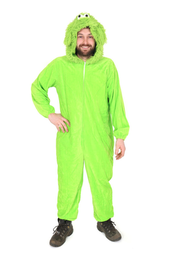 Happy green monster