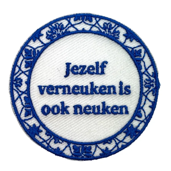 embleem - Tegeltje jezelf verneuken