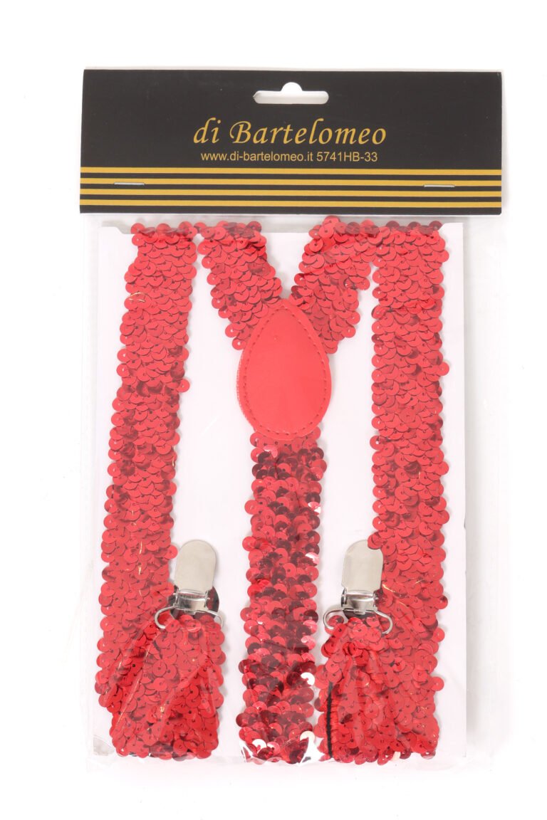 Bretels rode pailletten