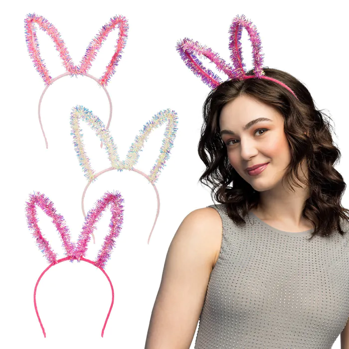 Diadeem Bunny tinsel assorti