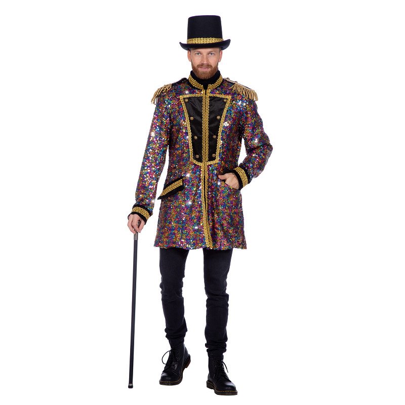 Luxe jas pailletten multicolour