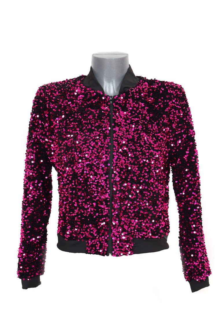 Paillettenjasje pink