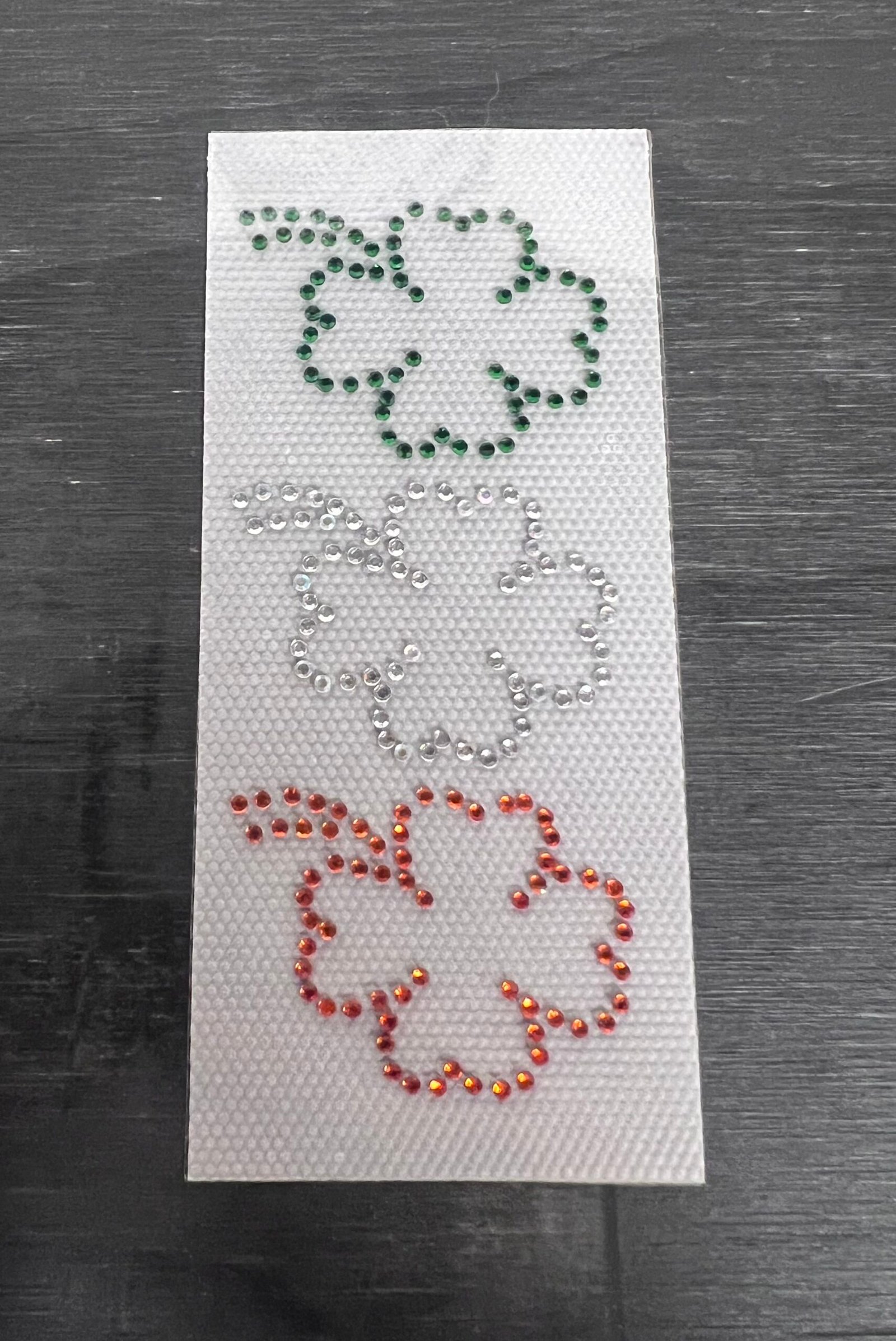 Bloemetjes Strass Embleem