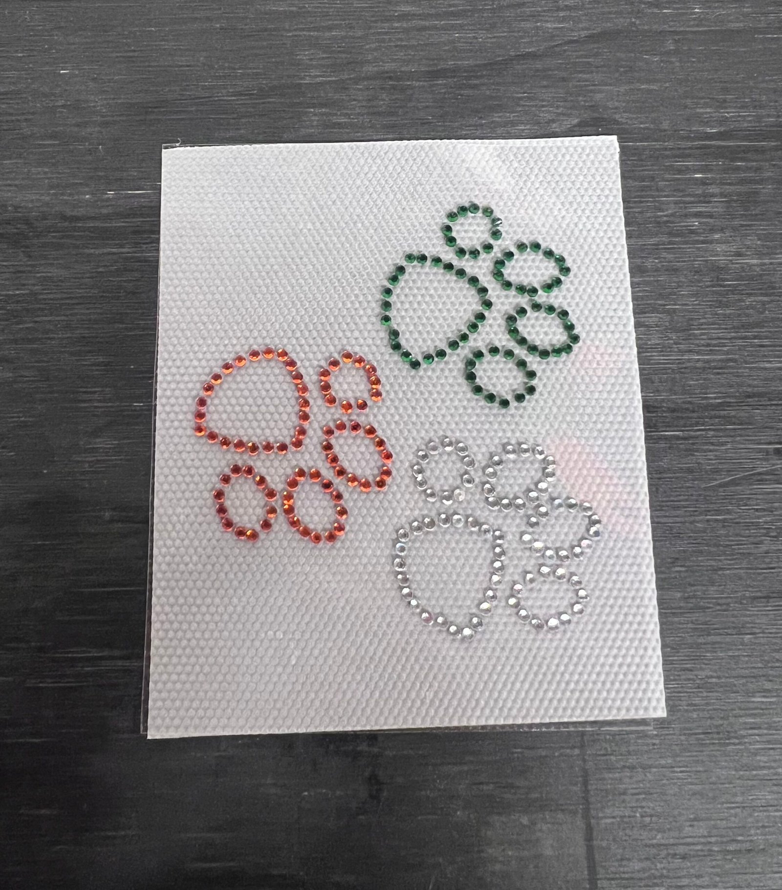 Pootjes Strass Embleem